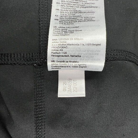 Adidas Tights Women's Size XL Black LOUNGEWEAR Essentials 3-Stripes Leggings - Picture 12 of 12